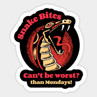 Snake Bites Sticker